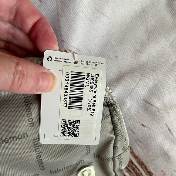NIB Lululemon raw linen everywhere bag discontinued design - Picture 6 of 6